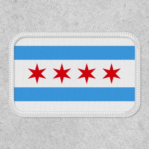 Chicago Illinois Flag Patch