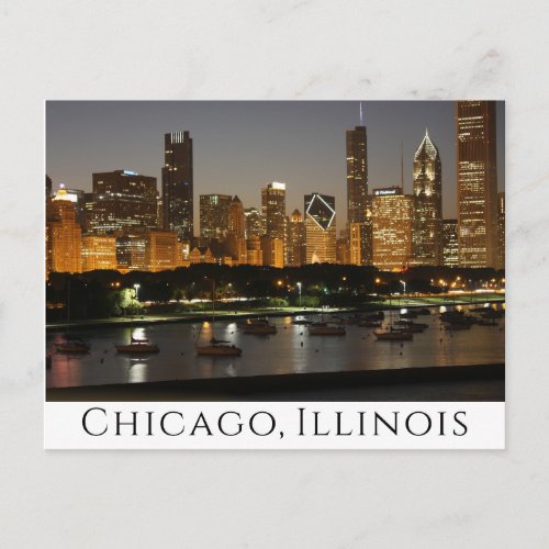 Chicago Illinois  IL  United States America USA Postcard
