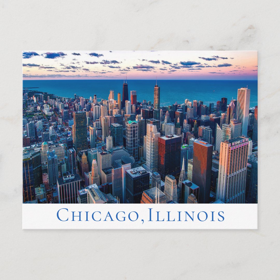 Chicago Illinois ( IL ) United States, America USA Postcard | Zazzle