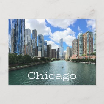 Chicago Illinois ( Il ) United States  America Usa Postcard by merrydestinations at Zazzle