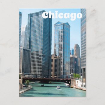 Chicago  Illinois ( Il ) United States Usa Postcard by merrydestinations at Zazzle