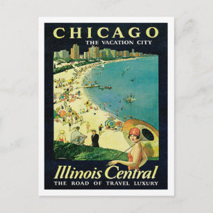 Chicago Illinois IL US Vintage Postcard