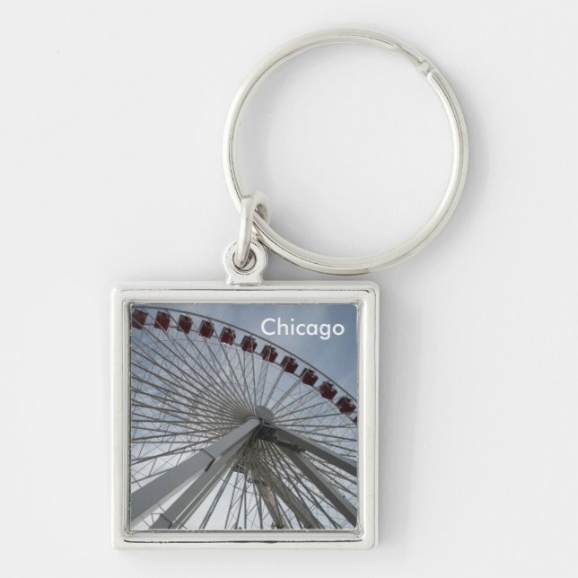 Chicago Illinois Keychain (Front)