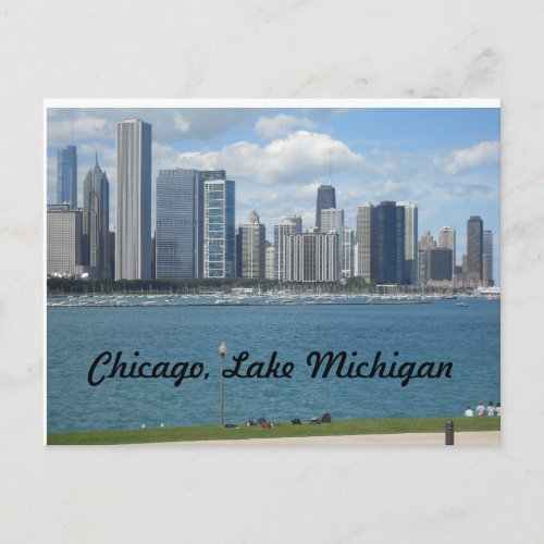 Chicago Illinois lakefront Postcard