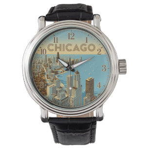 Chicago Illinois Lakefront Skyline Watch