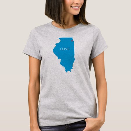 Chicago Illinois Love This City T-shirt