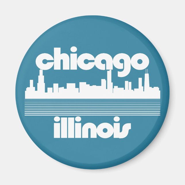 Chicago,Illinois Magnet (Front)