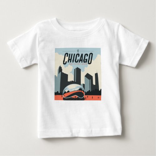 Chicago Illinois  Millennium Park Baby T_Shirt