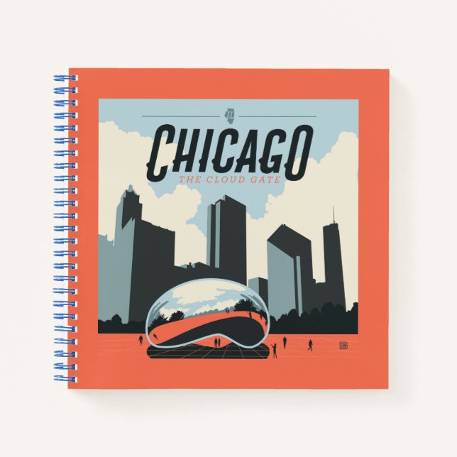 Chicago, Illinois | Millennium Park Notebook (Front)