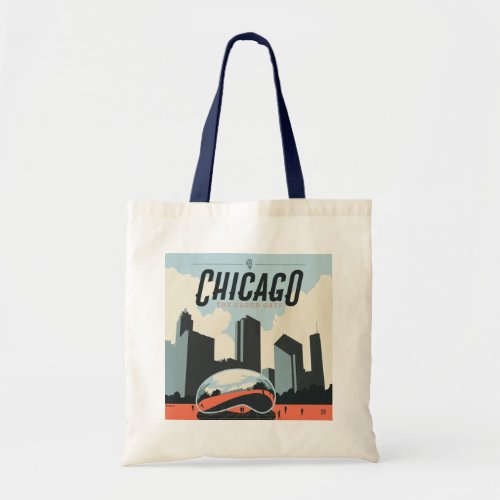 Chicago Illinois  Millennium Park Tote Bag