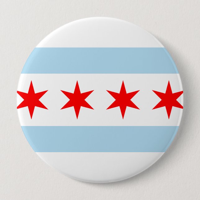 Chicago, Illinois Pinback Button (Front)