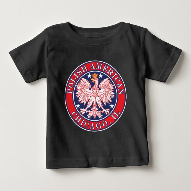 Chicago Illinois Polish Baby T-Shirt (Front)