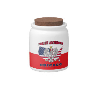 Chicago Illinois Polish Candy Jar