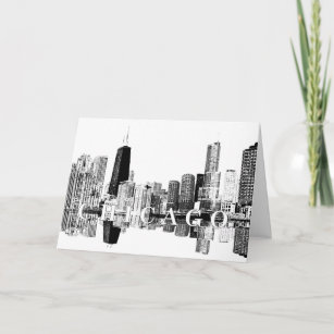 Chicago, Illinois skyline Card
