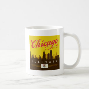 Chicago Illinois Skyline Coffee Mug