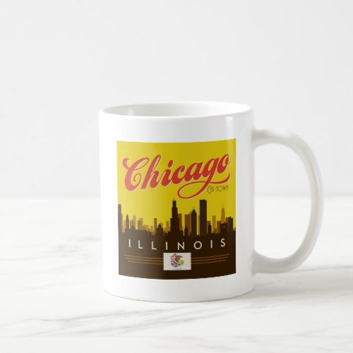 Chicago Illinois Skyline Coffee Mug