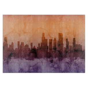 Chicago Illinois Skyline Cutting Board