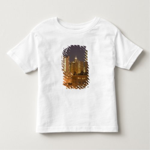 Chicago Illinois Skyline from West Loop at Toddler T_shirt