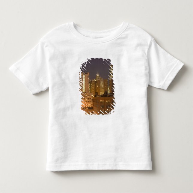 Chicago, Illinois, Skyline from West Loop at Toddler T-shirt (Front)