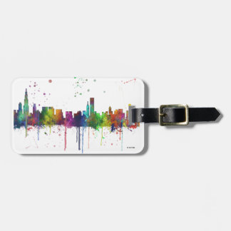 CHICAGO, ILLINOIS SKYLINE LUGGAGE TAG