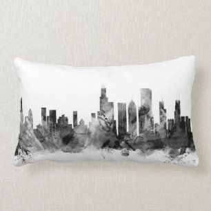 Chicago Illinois Skyline Lumbar Pillow