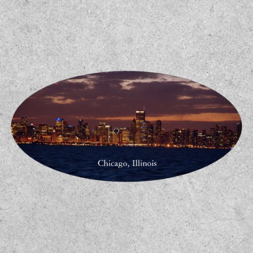 Chicago Illinois skyline patch