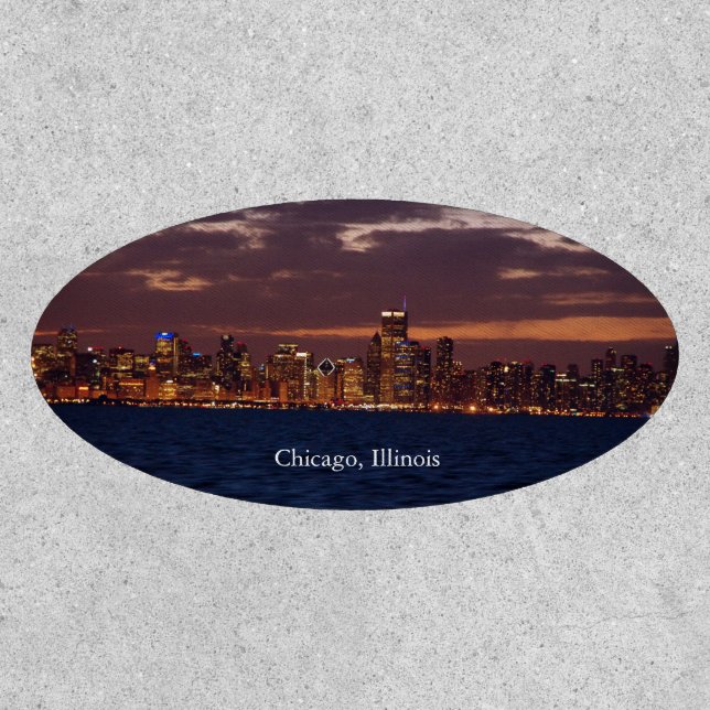 Chicago, Illinois skyline patch (Front)