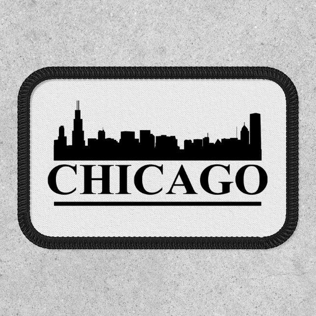 Chicago Illinois Skyline Patch (Front)