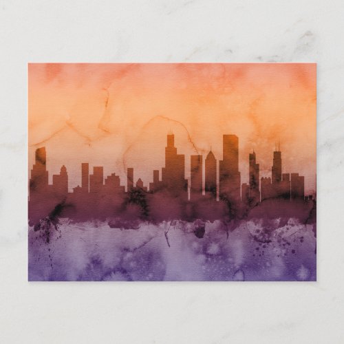 Chicago Illinois Skyline Postcard