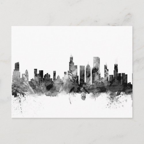 Chicago Illinois Skyline Postcard