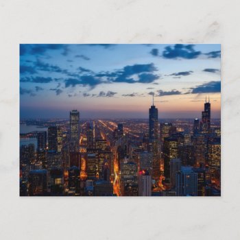 Chicago  Illinois  Skyline Postcard by ImageRecollections at Zazzle