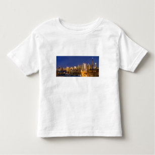 Chicago, Illinois, skyline shot from West Loop Toddler T-shirt