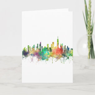 CHICAGO, ILLINOIS SKYLINE SP - HOLIDAY CARD