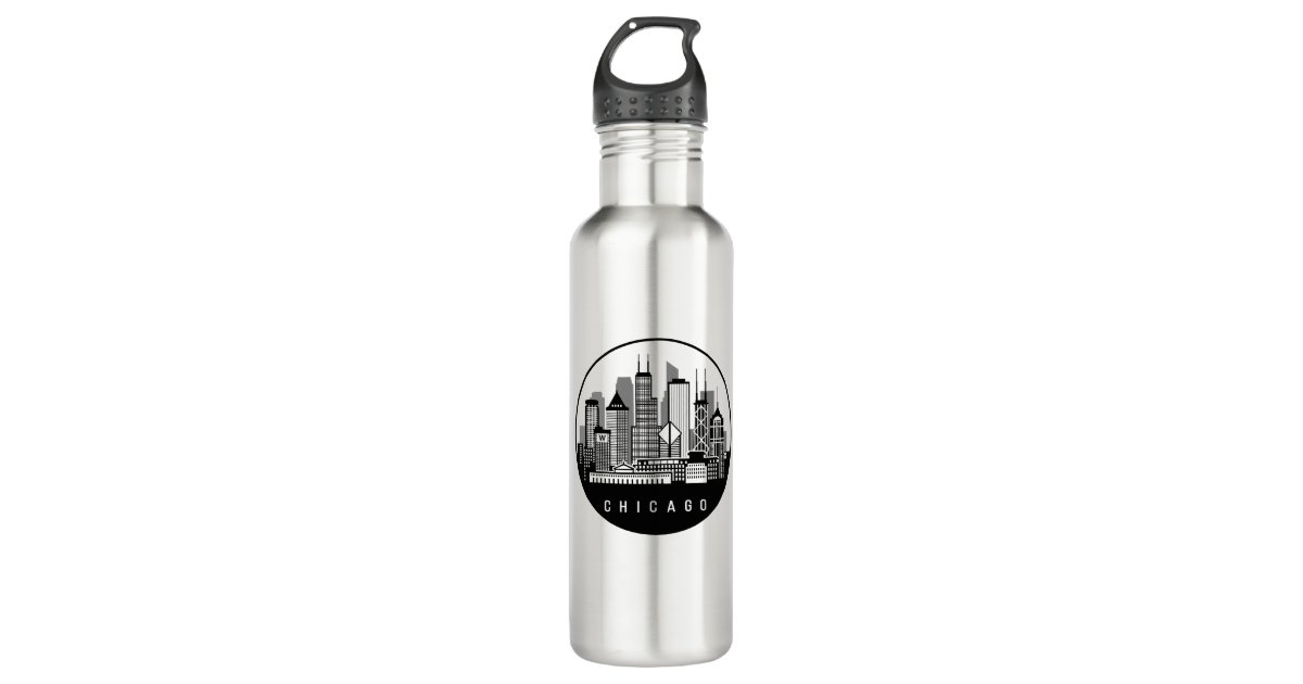 Houston 23 oz Stainless Steel Water Bottle w/ Handle