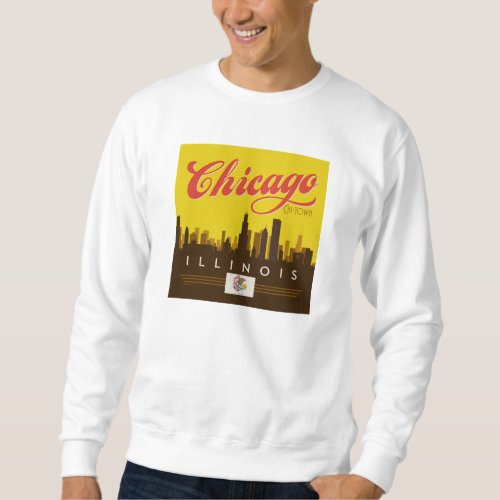 Chicago Illinois Skyline Sweatshirt