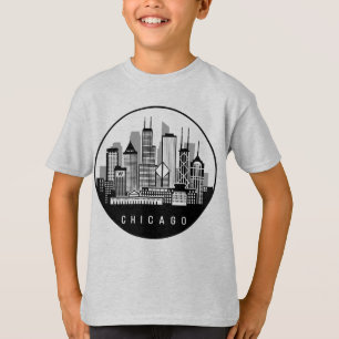 Chicago Illinois Skyline T-Shirt