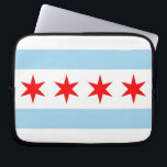 Chicago, Illinois State Laptop Sleeve<br><div class="desc">Add a touch of Chicago pride to your tech accessories with our exclusive laptop sleeve featuring the flag of Chicago! Crafted with meticulous attention to detail, this laptop sleeve is more than just a protective cover; it’s a celebration of Chicago's heritage and cultural pride. The stylish design proudly showcases the...</div>