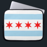 Chicago, Illinois State Laptop Sleeve<br><div class="desc">Add a touch of Chicago pride to your tech accessories with our exclusive laptop sleeve featuring the flag of Chicago! Crafted with meticulous attention to detail, this laptop sleeve is more than just a protective cover; it’s a celebration of Chicago's heritage and cultural pride. The stylish design proudly showcases the...</div>