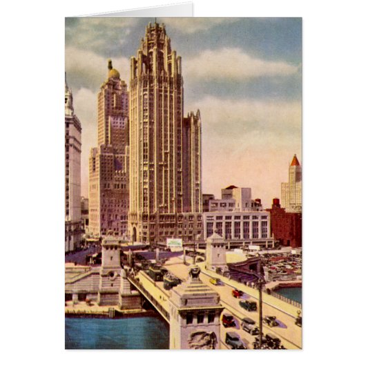 Chicago, Illinois Tribune Tower Cards (Front)
