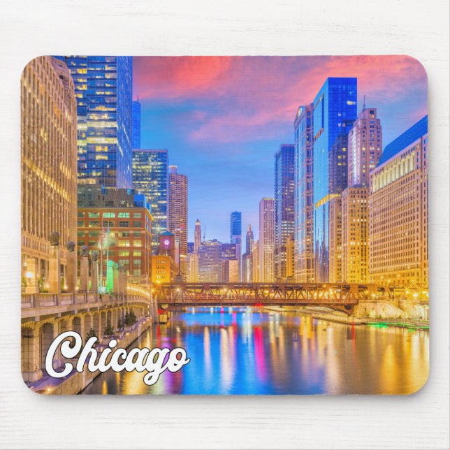 Chicago, Illinois, United States Mouse Pad (Front)