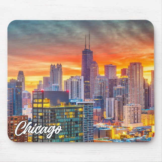 Chicago, Illinois, United States Mouse Pad (Front)