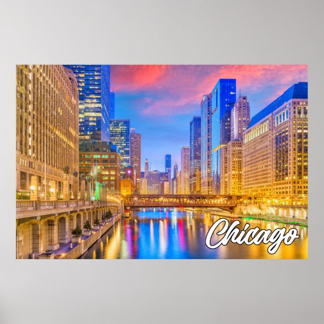Chicago, Illinois, United States Poster (Front)