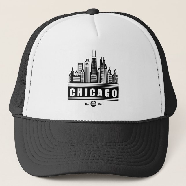 Chicago Illinois United States  Trucker Hat (Front)
