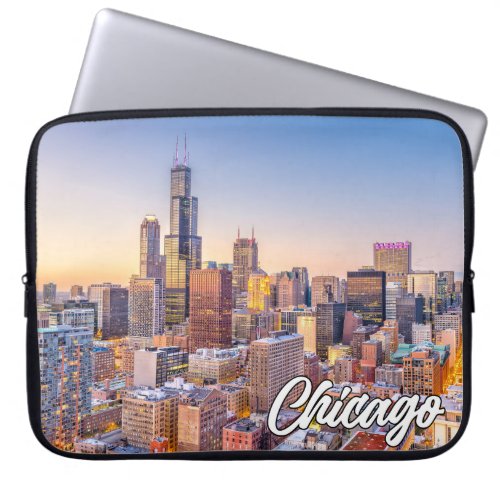 Chicago Illinois USA Laptop Sleeve