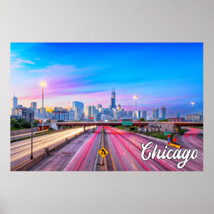 Chicago, Illinois, USA Poster