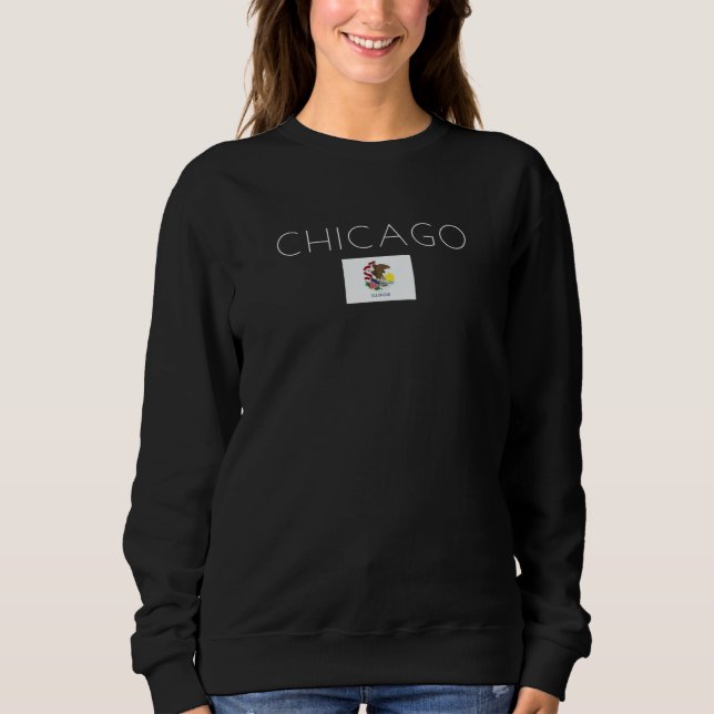 Chicago Illinois USA Sweatshirt (Front)