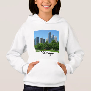 Chicago Illinois Windy City Park Buildings Destiny Hoodie