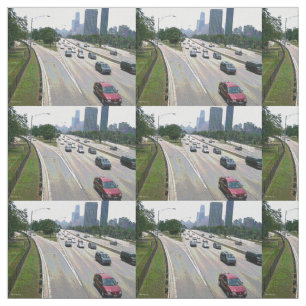 Chicago in Sandstone Fabric