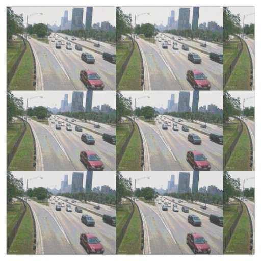 Chicago in Sandstone Fabric