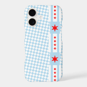 Chicago iPhone case, modern Chicago, Chicago Flag 17 Case